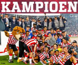 yapboz PSV Eindhoven şampiyonu 2014-2015
